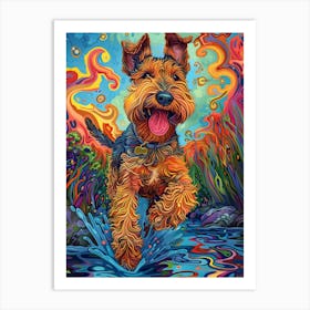 Terrier in Color Art Print