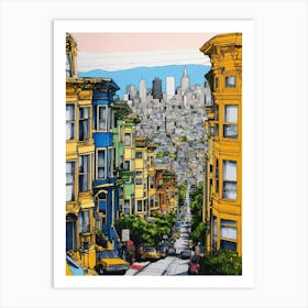 San Francisco Cityscape Art Print