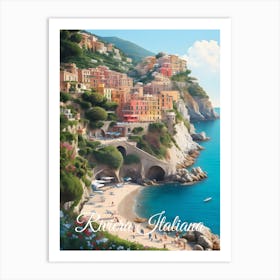 Italian Riviera Art Print