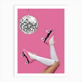 Retro Disco Art Print