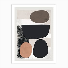 Twin Lakes Stone Park Bauhaus Minimalist Affiche