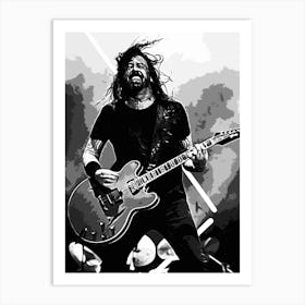 Dave Grohl Foo Fighters 2 Art Print