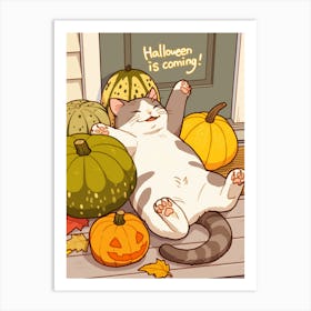 Halloween Is Coming Art Print