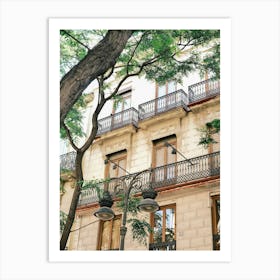 Apartment Building in Valencia // Spain, Travel Photography Art Print