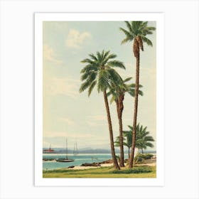 Rodas Beach Cies Islands Spain Vintage Art Print