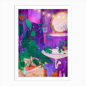 Bathroom Magick Art Print