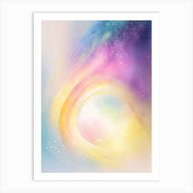 Quasar Gouache Space Art Print