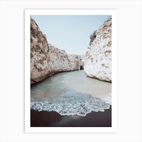 Papafragas Cave Beach, Milos 1 Art Print