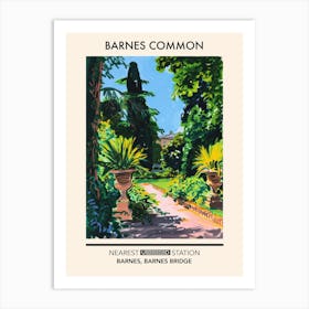 Barnes Common London Parks Garden 3 Art Print