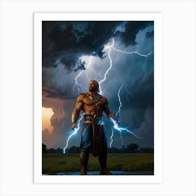 God Of Thunder Art Print