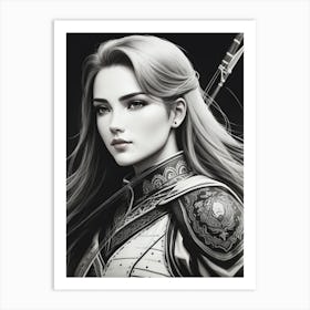 Female Warrior Art Print