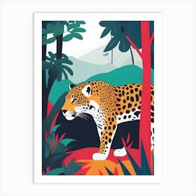 Jaguar In The Jungle 5 Art Print