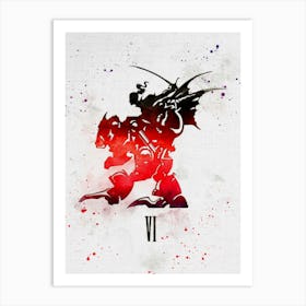 Final Fantasy Watercolor 3 Art Print