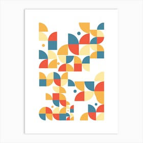 Abstract Geometric Pattern 8 Art Print