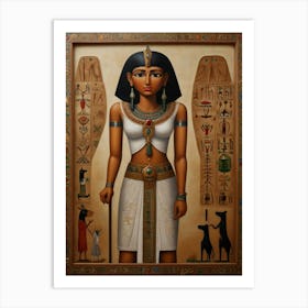 Egyptian Goddess 1 Art Print