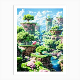 Kirby World Art Print