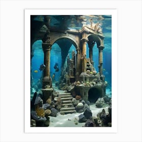 Beauty of underwater world 11 Art Print