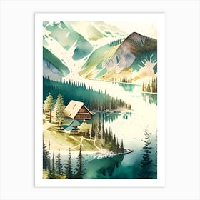 Catskillswatercolor Art Print