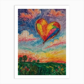 Heart Balloon 7 Art Print