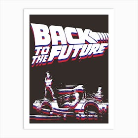 Back To The Future 1 Art Print