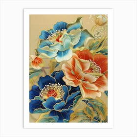 Chinese Flower Painting 26 Art Print