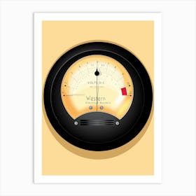 Meter Gague Art Print