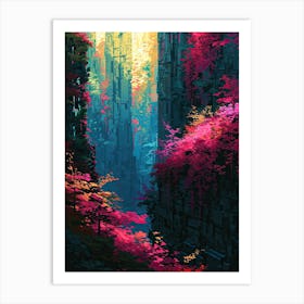 Sakura | Pixel Art Series Art Print