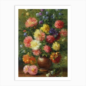 Aster Painting 1 Flower Art Print