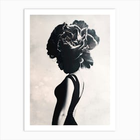 Floral Woman Art Print