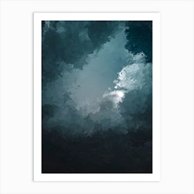 Thunderclouds Oil Painting Landscape Art Print