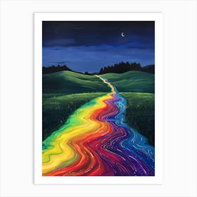 Rainbow River 1 Art Print