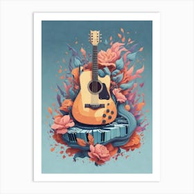 Acoustic Guitar Art Print