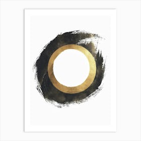 Gold Circle 1 Art Print