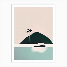 Virgin Islands Simplistic Tropical Destination Art Print