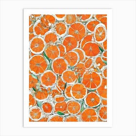 Orange Slices Art Print