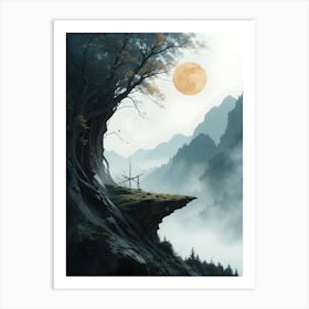 Landscape Painting 2 Art Print