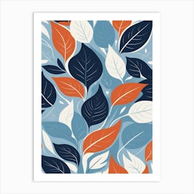 garden leaf plant print 1 Art Print