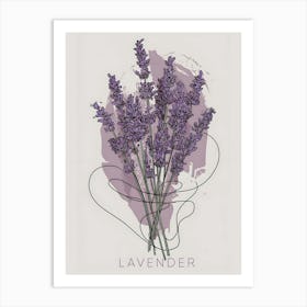 Lavender Bouquet Art Print