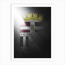 Cartagena Spain Football Poster Art Print