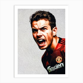 Manchester United Player 1 Art Print