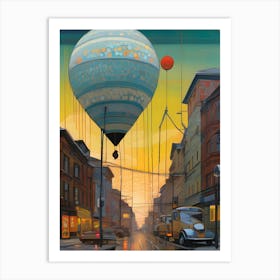 Hot Air Balloon Art Print