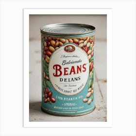 Beans Kitchen Wall Art Vegetables  Art Print