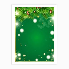 Christmas Frame 1 Art Print