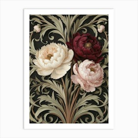 Three Peonies 1 Art Print