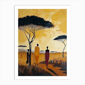 African Landscapes Art Print