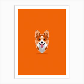 Corgi Dog Art Print