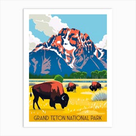 Grand Teton National Park Art Print