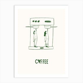 Espresso Machine Print Art Print