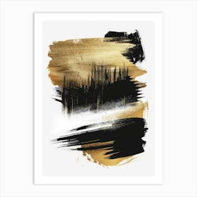 Abstract Brush Strokes 30 Art Print