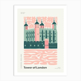 Travel Tower Of London Abstract Gallery Art Print